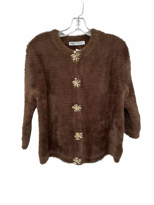 Zara Brown Size M Cardigan