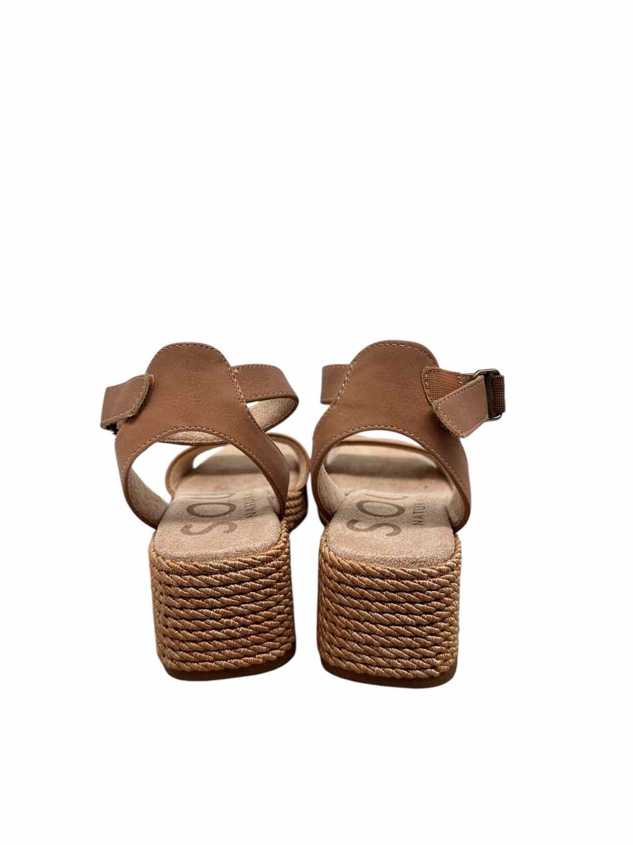 Naturalizers Tan Gloria Sandals Shoe Size 6   **NEW**