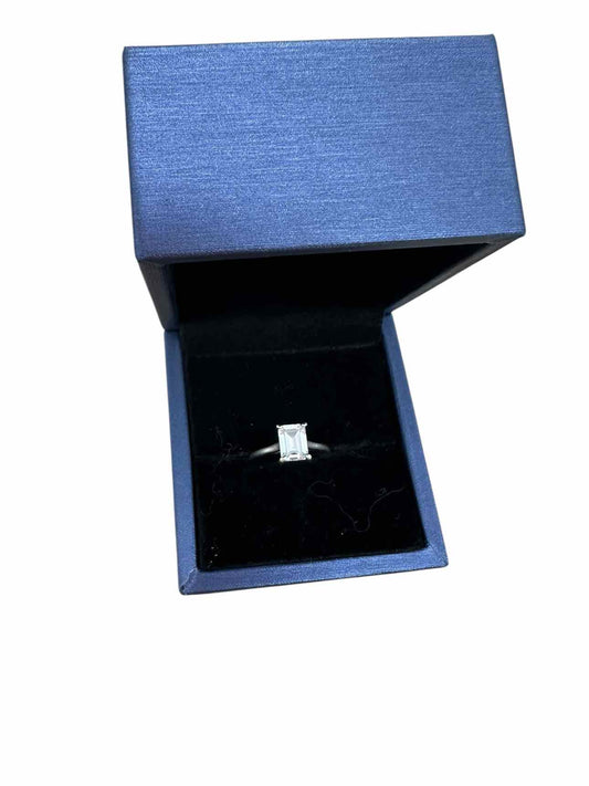 Sterling Silver White Sapphire Italo Ring