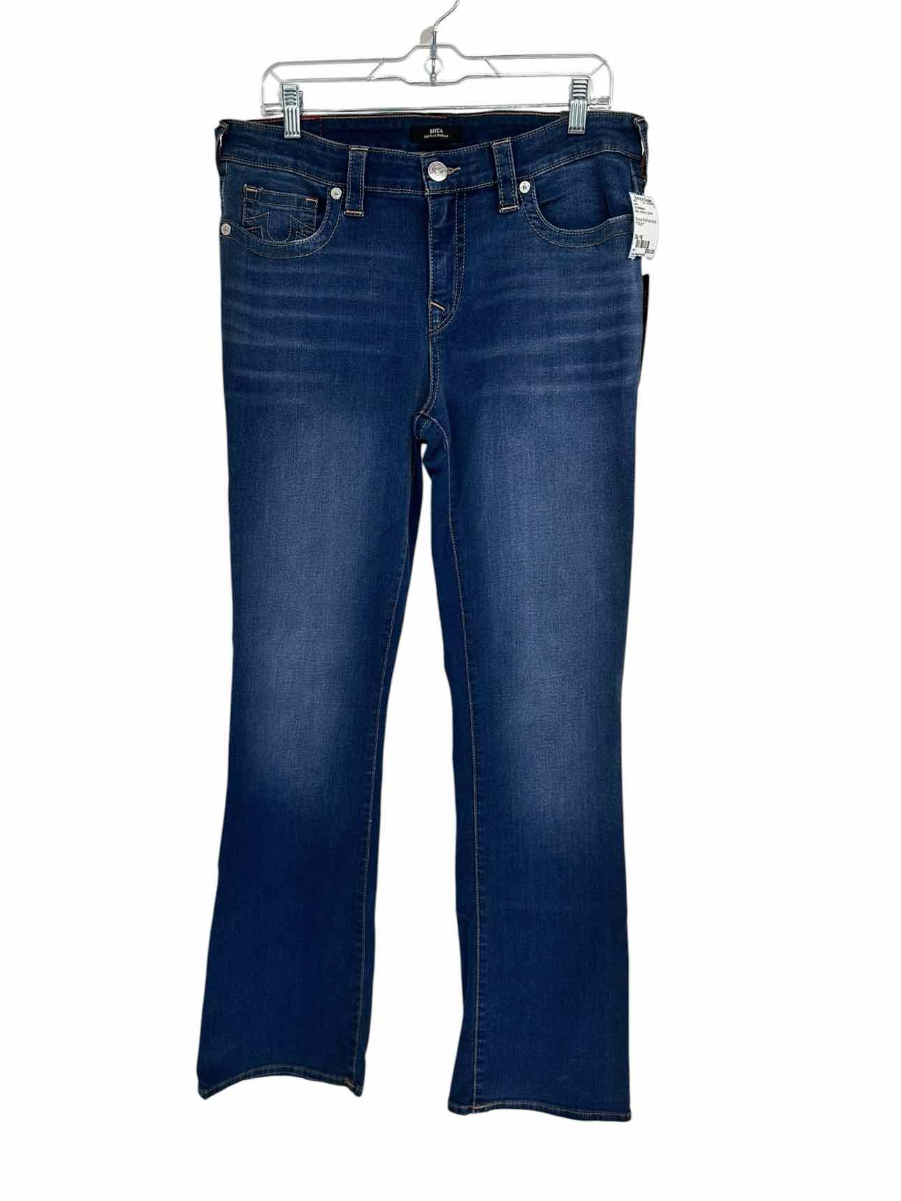 True Religion Becca Mid-Rise Boot Jeans Blue Size 16 **NEW**