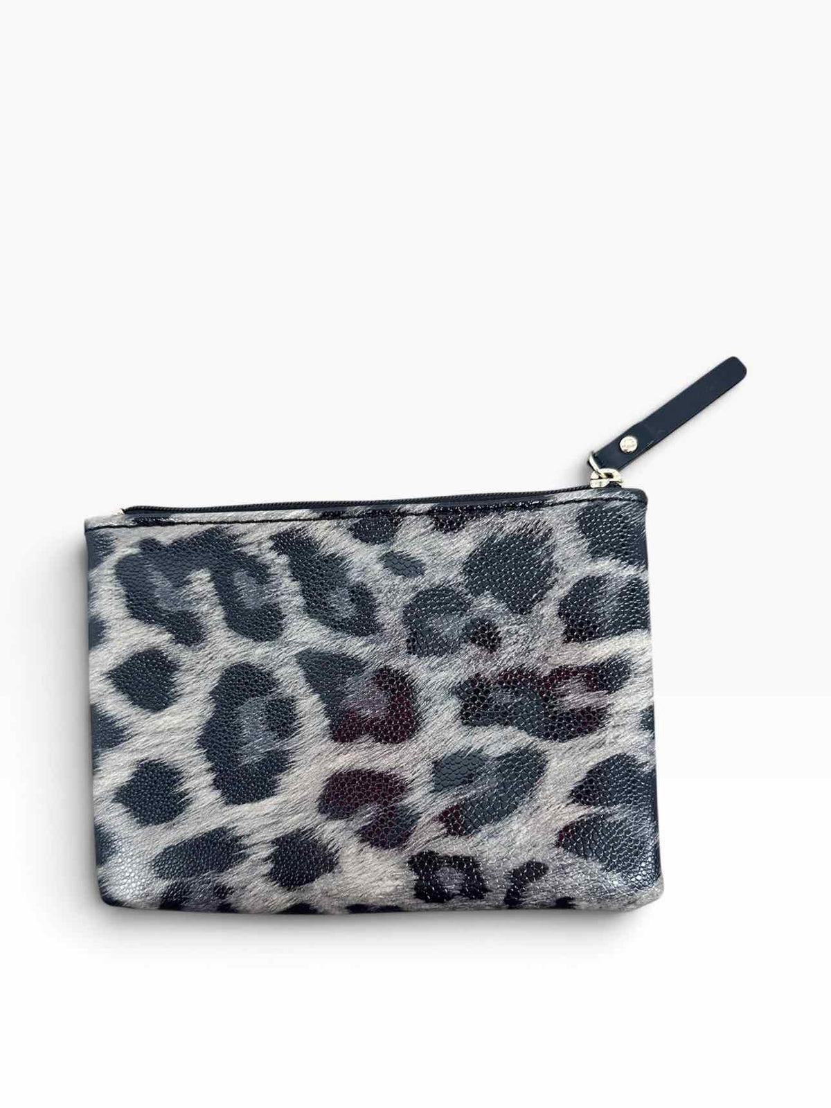 Kate Spade Grant Street Grainy Vinyl Leopard Print Pouch