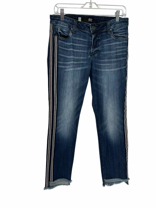 Kut from the Kloth Reese Ankle Straight Leg Black Jeans Size 4