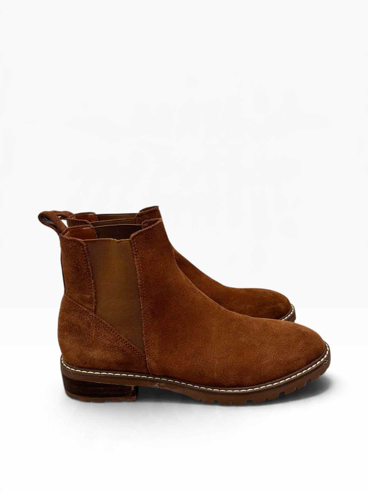 Steve Madden Thyra Lug Sole Chesnut Bootie Shoe Size 8.5