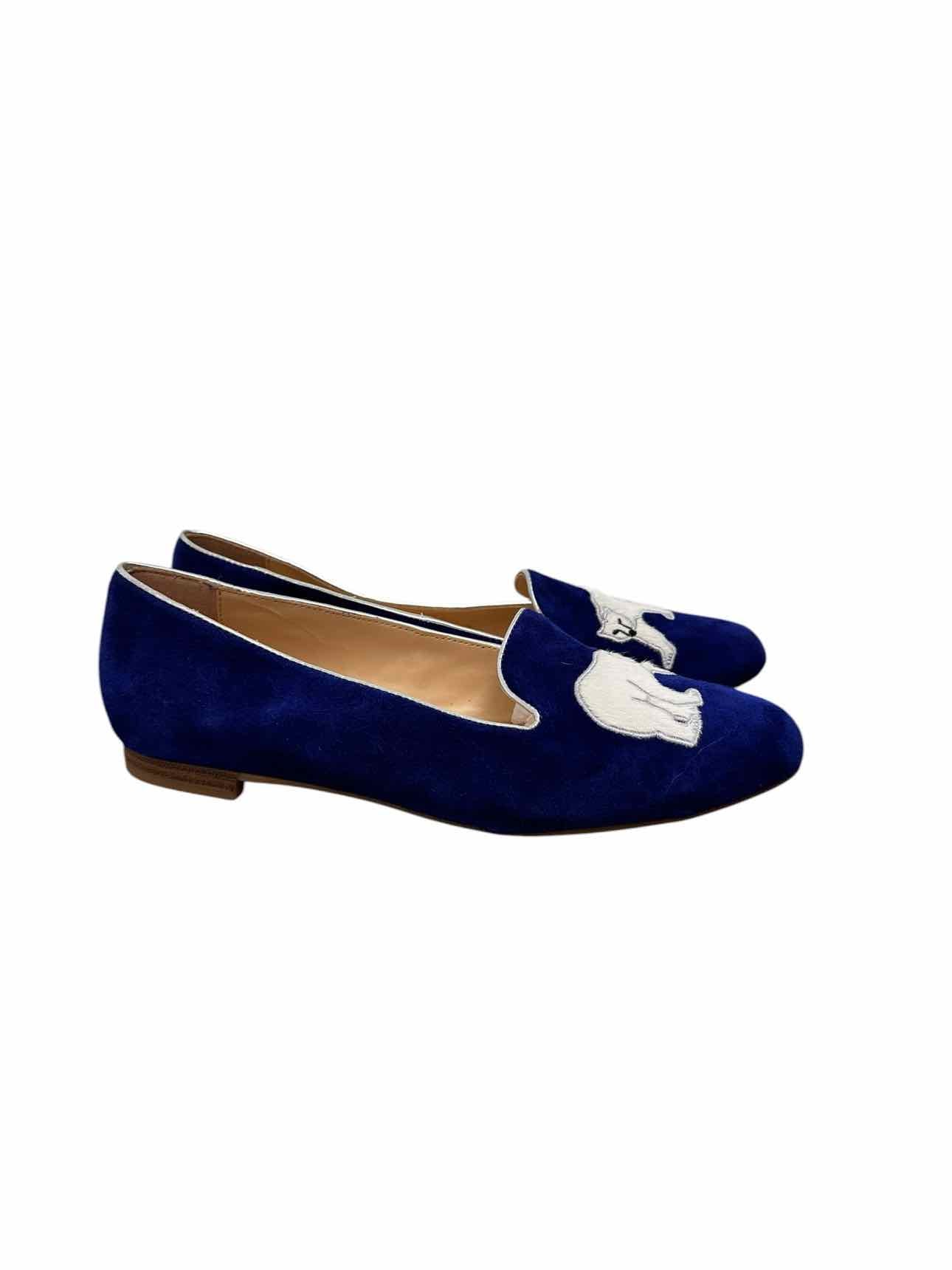 C. Wander Courtney Polar Bear Flats Shoe Size 8W **NEW**