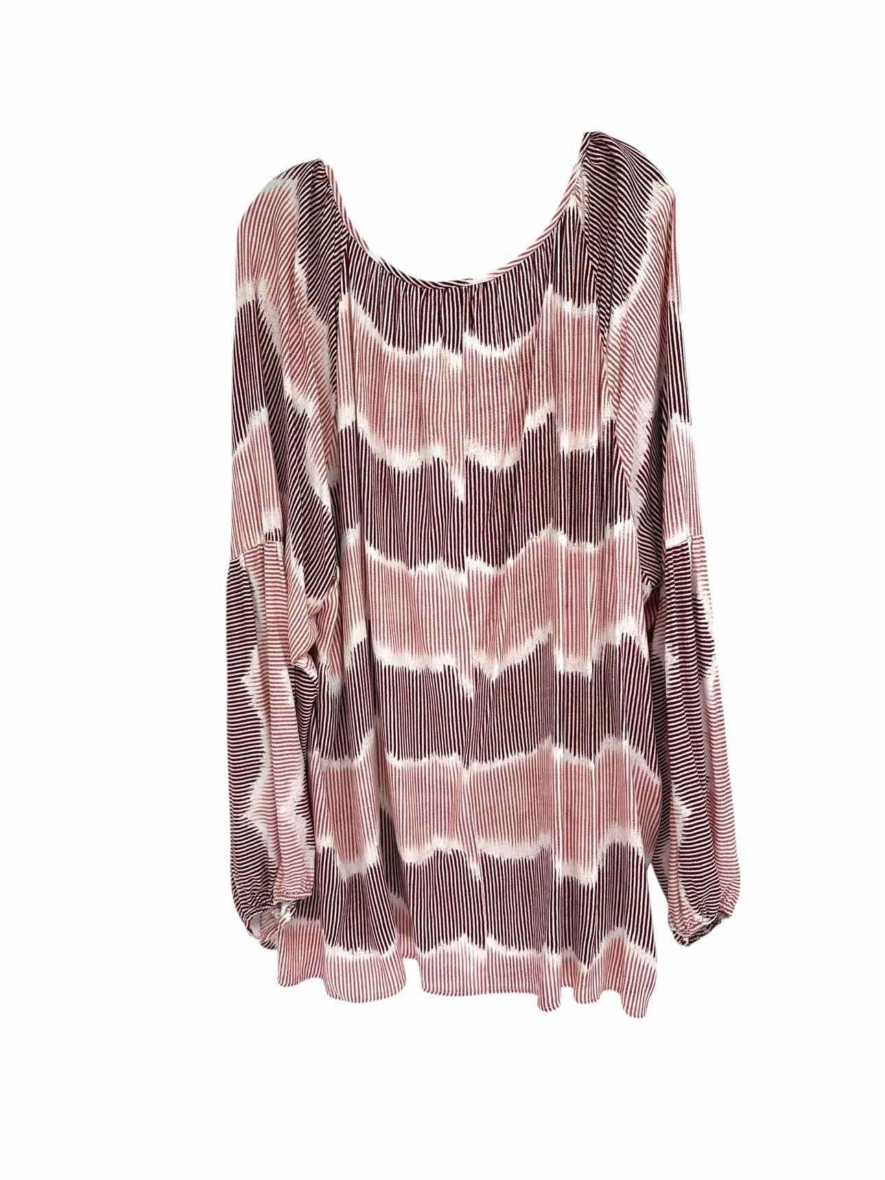 Lane Bryant Pink Size 28 Long Sleeve Top **NEW**