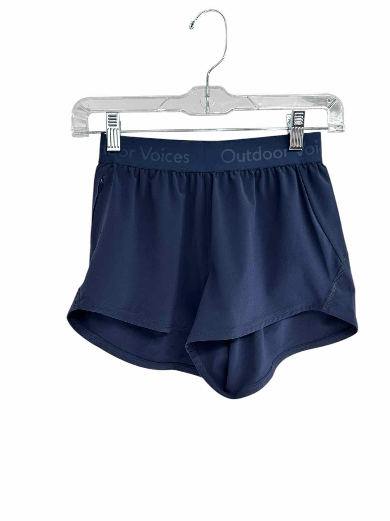 Outdoor Voices Navy Relay 3" Short Size XXS