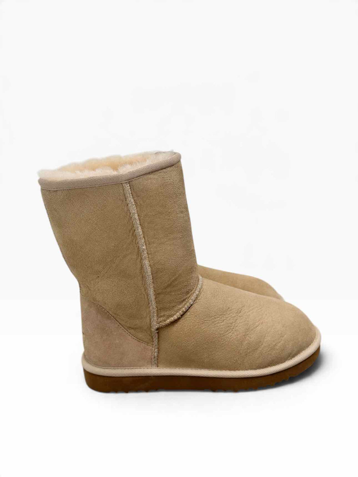 Ugg Beige Classic II Boots Shoe Size 8