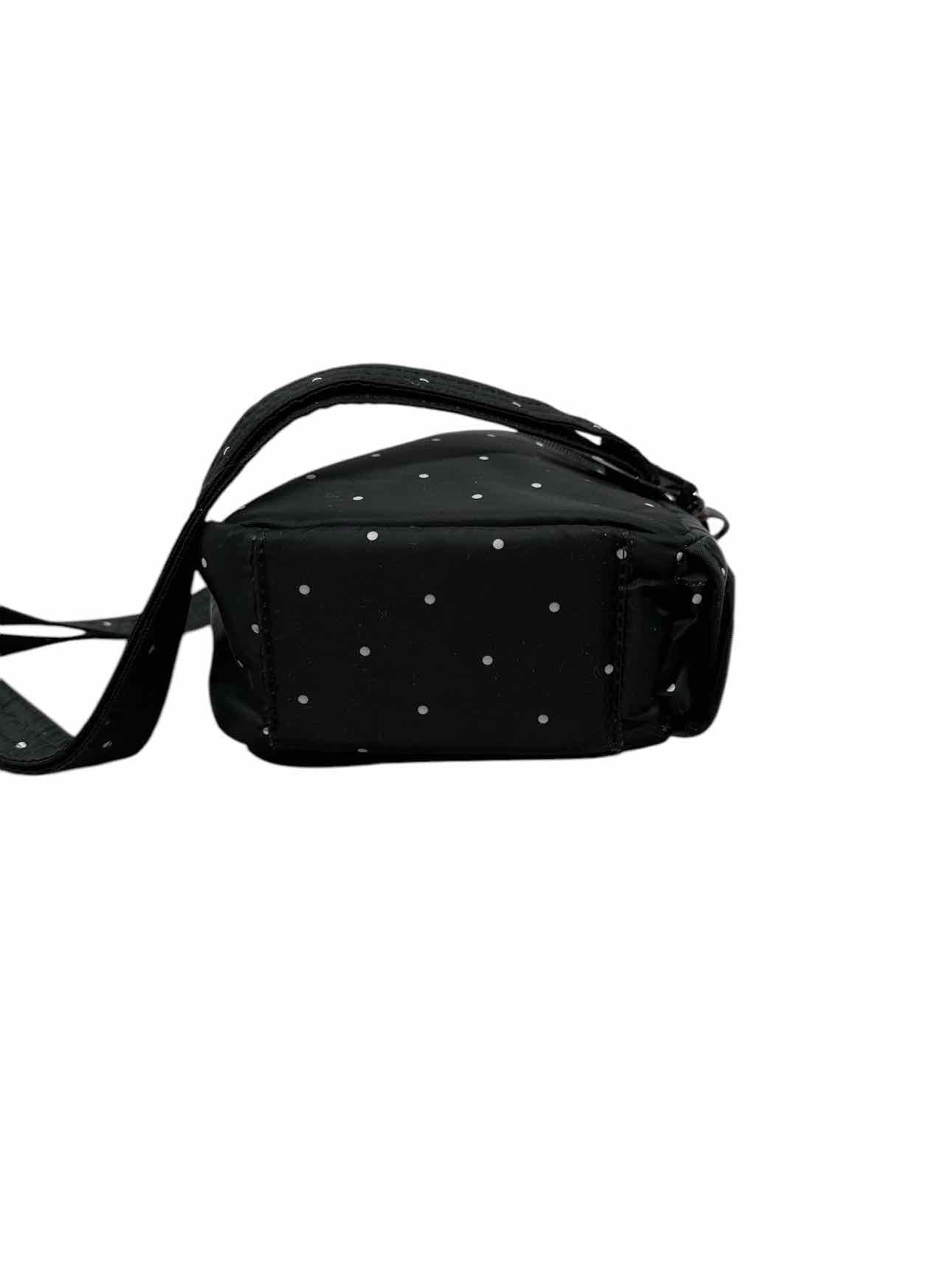 Lug Black Can Can Polka Dot Nylon Crossbody