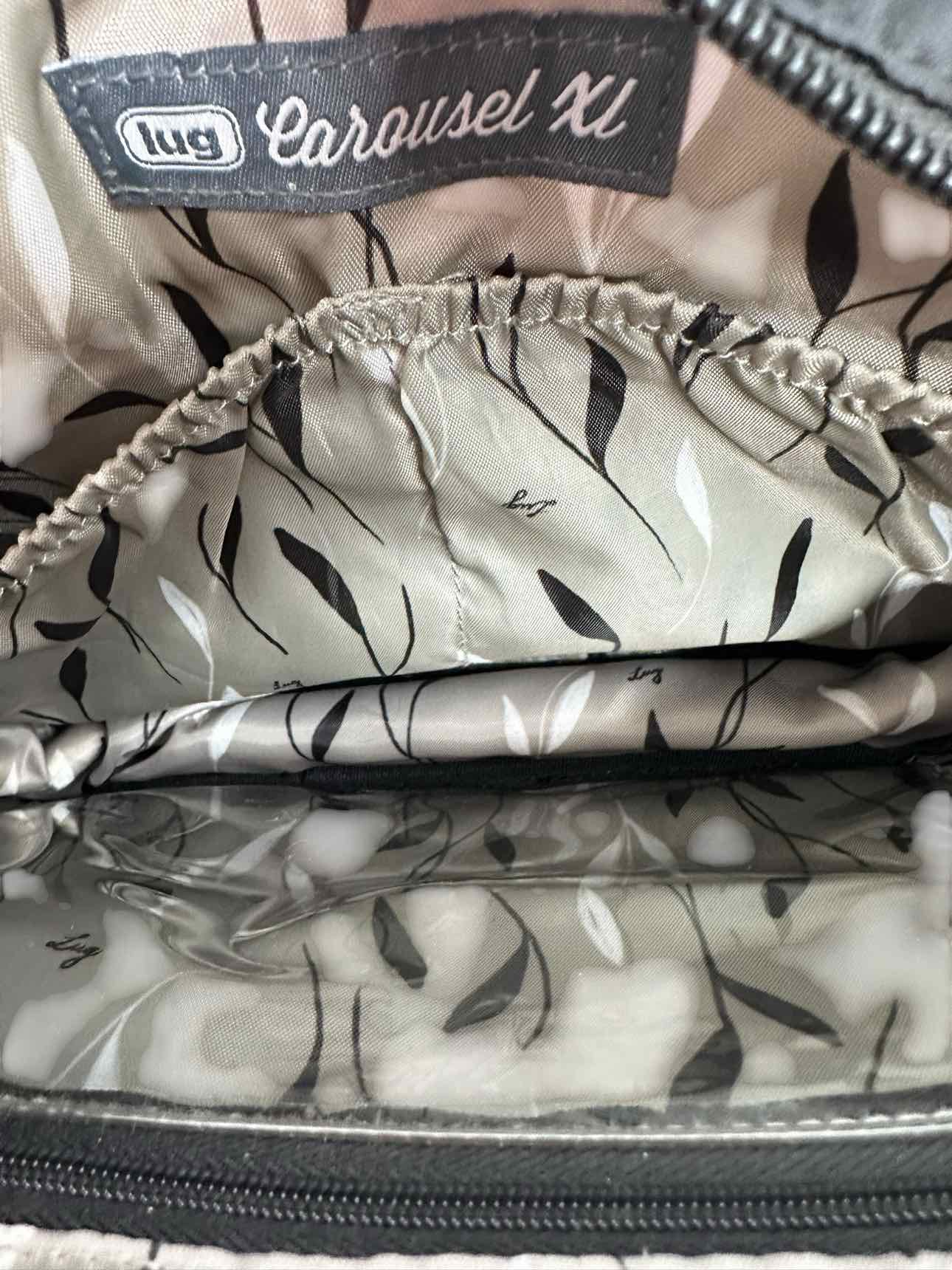 Lug Carousel XL Black Nylon Crossbody