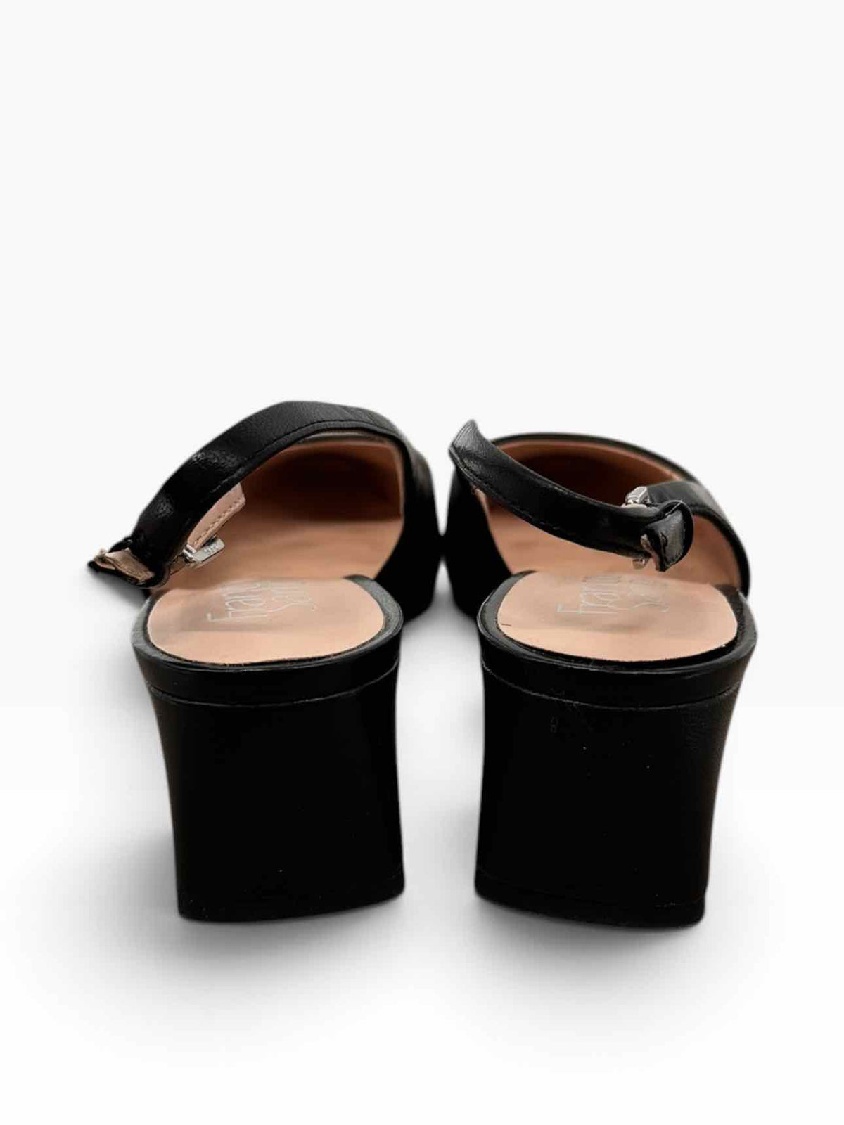 Franco Sorto Jacer Black Slingbacks Shoe Size 6.5