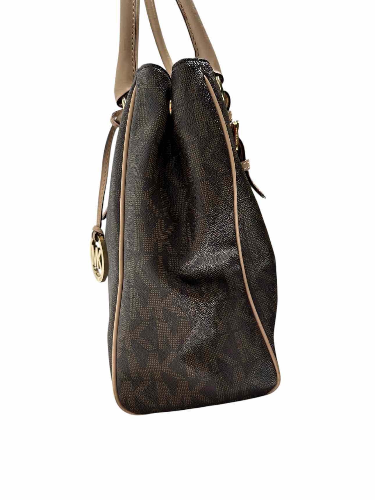 Michael Kors Large Signature Tote Brown Leather