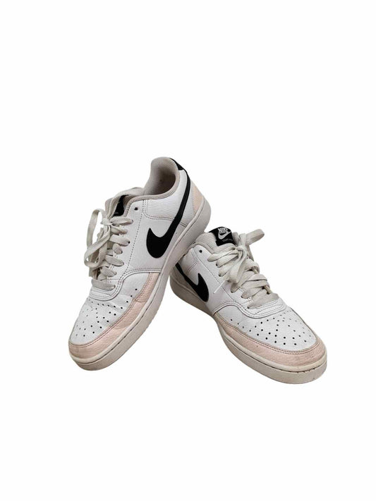 Nike Court Vision Low White Sneakers Shoe Size 9