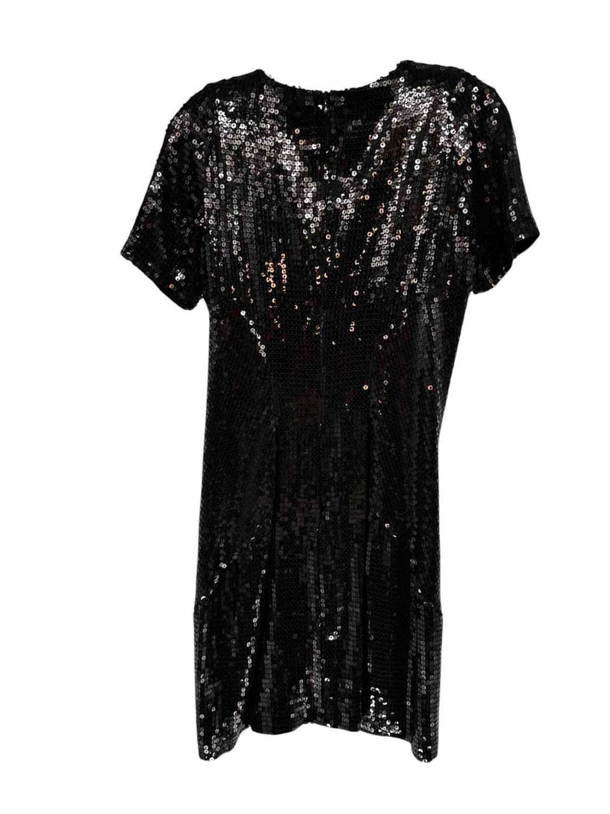 Galvan London Black Sequin Dress Size 4 **NEW**