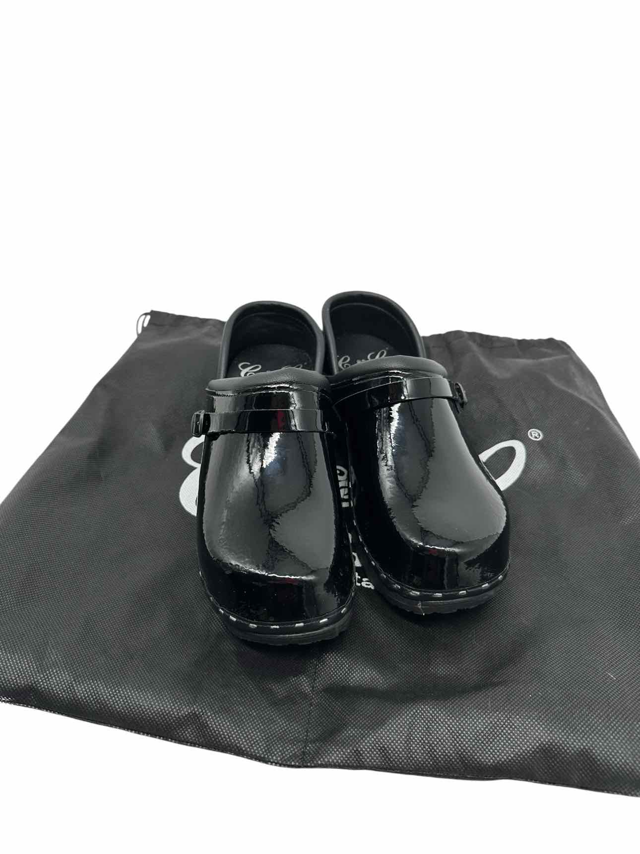 C&C Swedent Magic Full Back Clogs Black Shoe Size 6.5