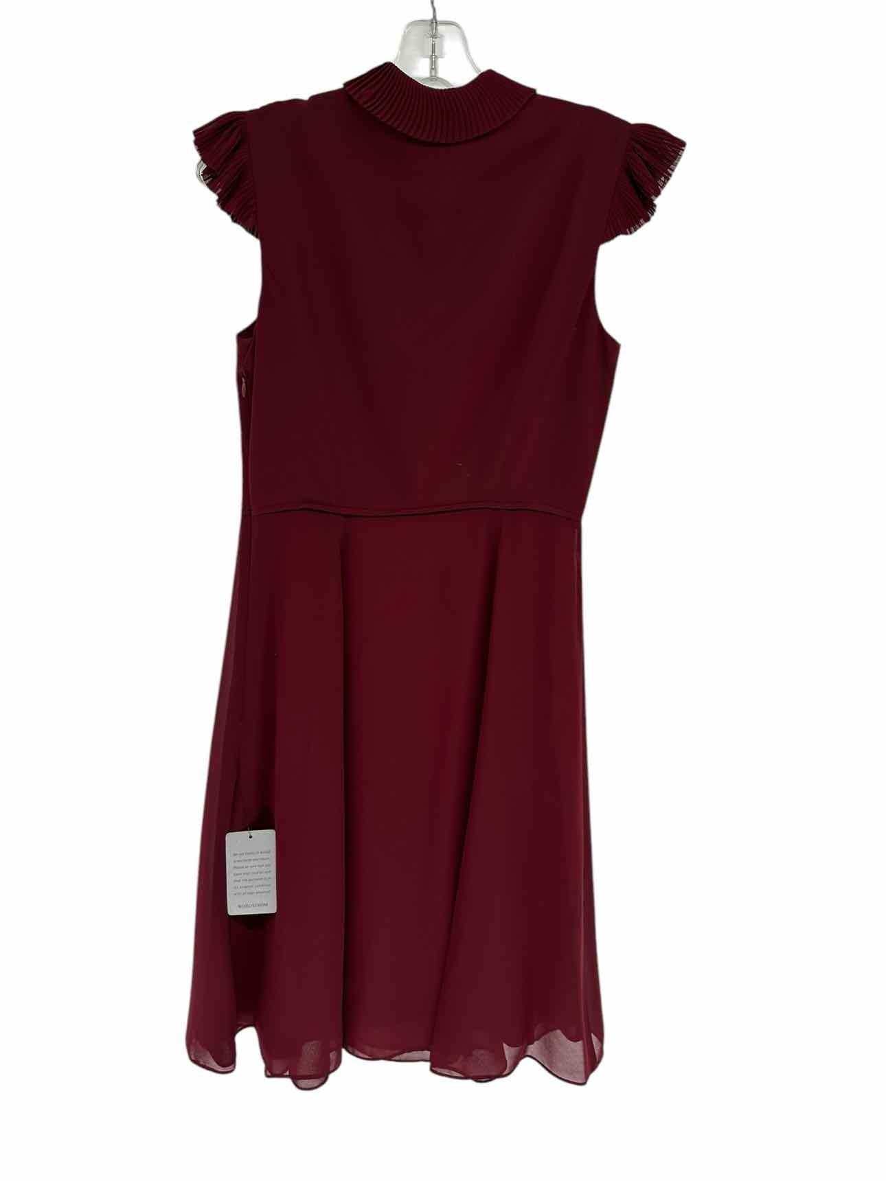 Adrianna Papell Burgundy Dress Size 2 **NEW**