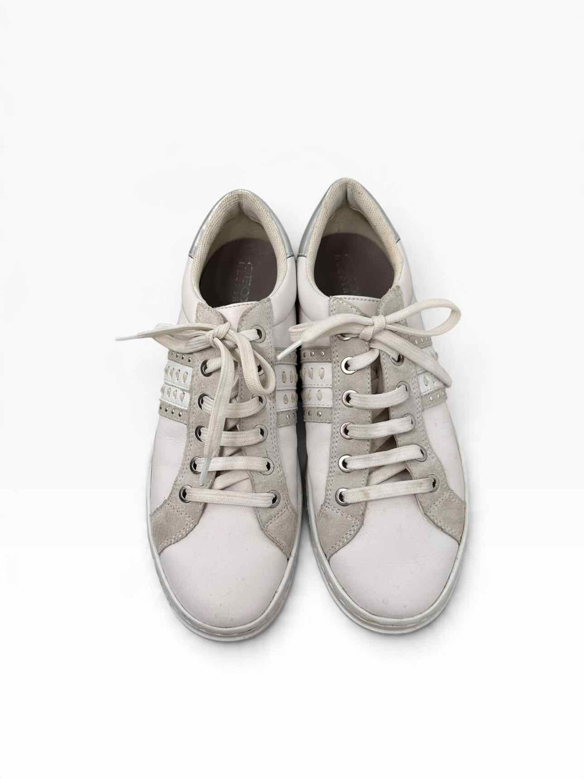 Goex D Pontoise White Shoe Size 8 Sneakers