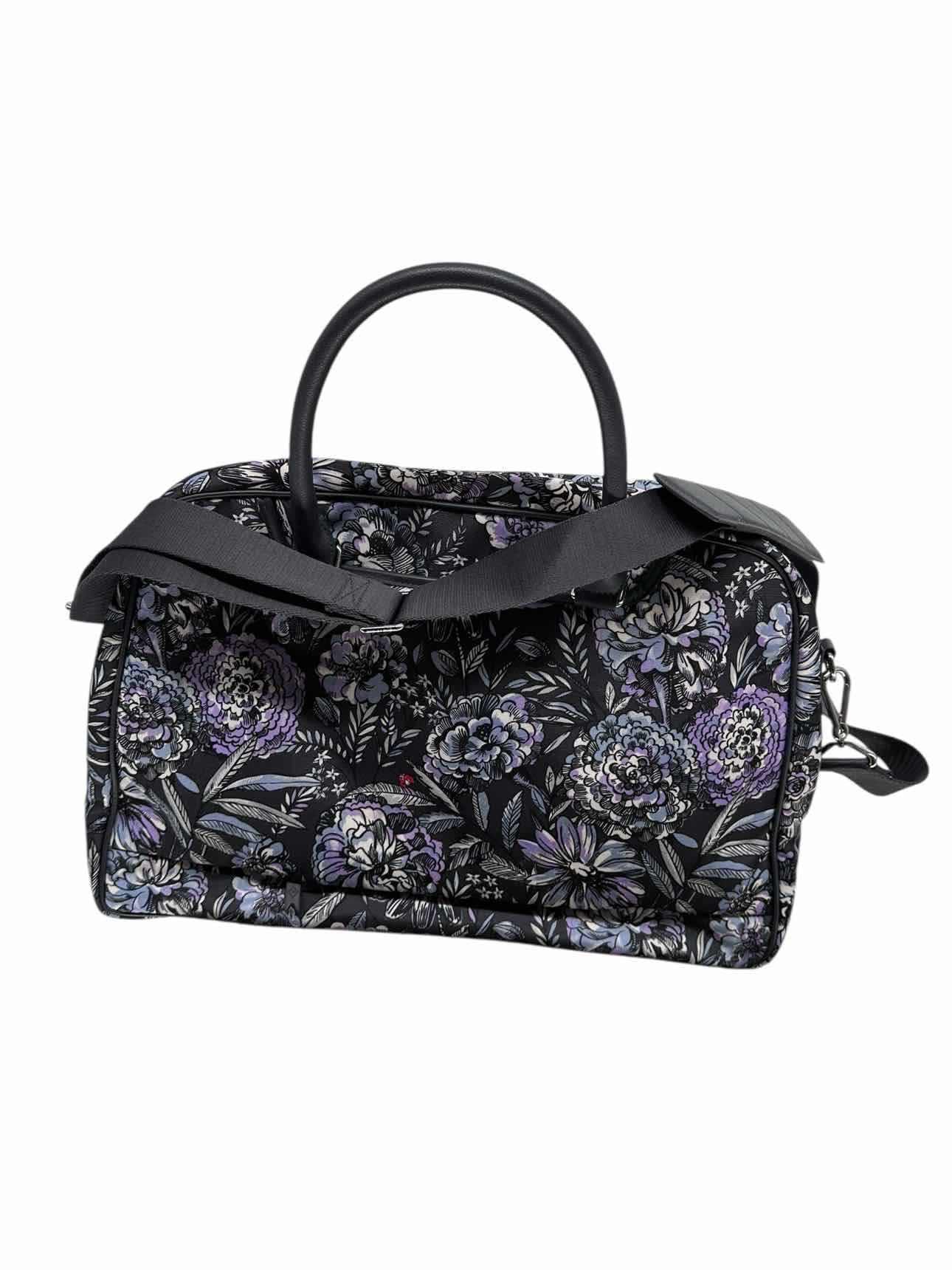 Vera Bradley Iconic Lay Flat Weekender Bag in Lavender Bouquet  **NEW**