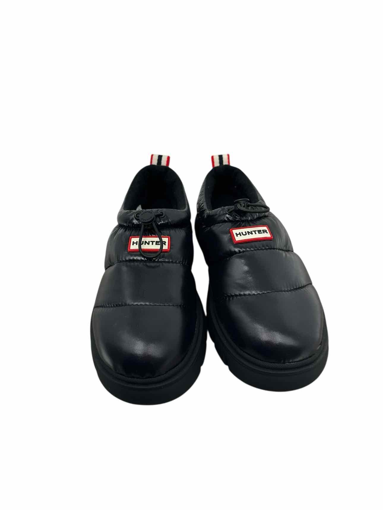 Hunter Madison Insulated Water Resistant Slip On Mules Black Shoe Size 11 **NEW**