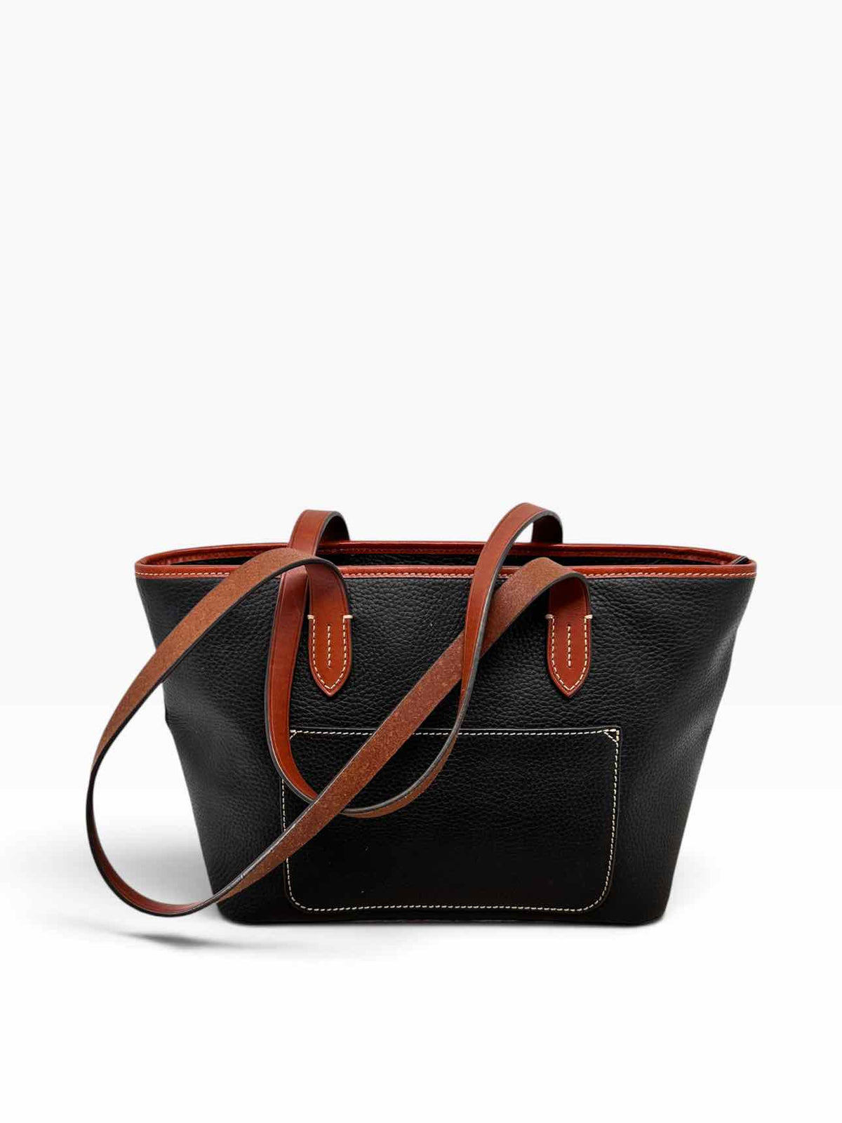 Dooney & Bourke Black Pebble Grain Tote