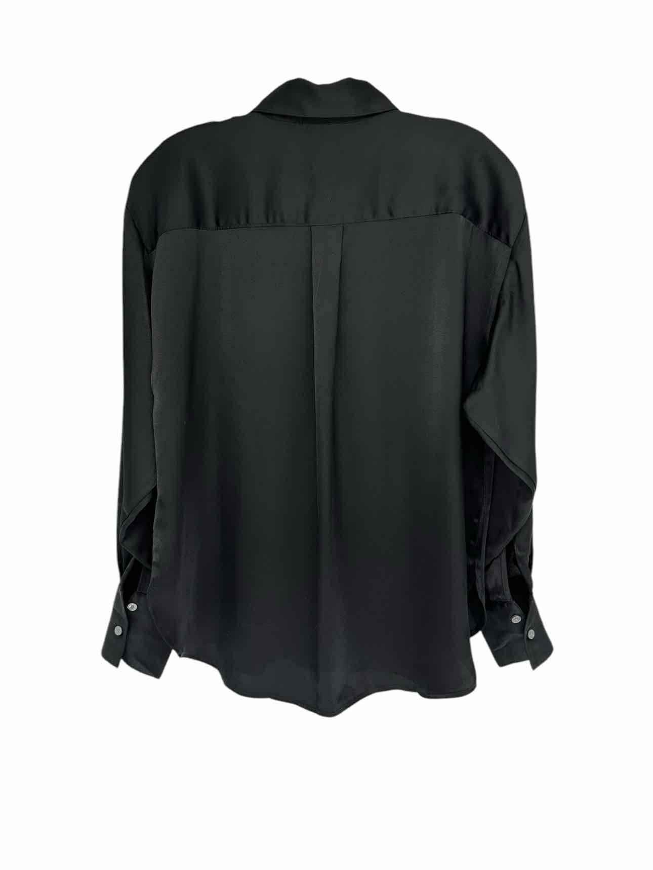 Loft Black Long Sleeve Top Size S