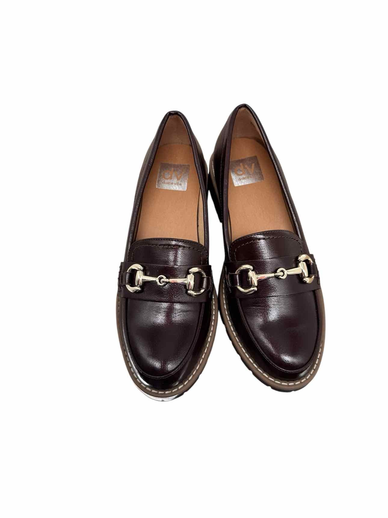 Dolce Vita Burgundy Celeste Loafer Shoe Size 6