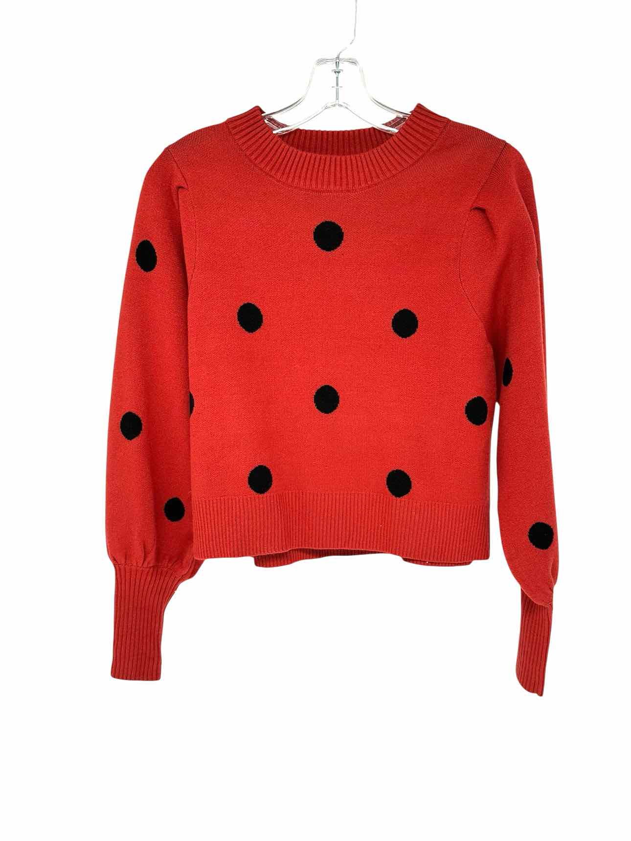 Workshop Crop Red Sweater Size S