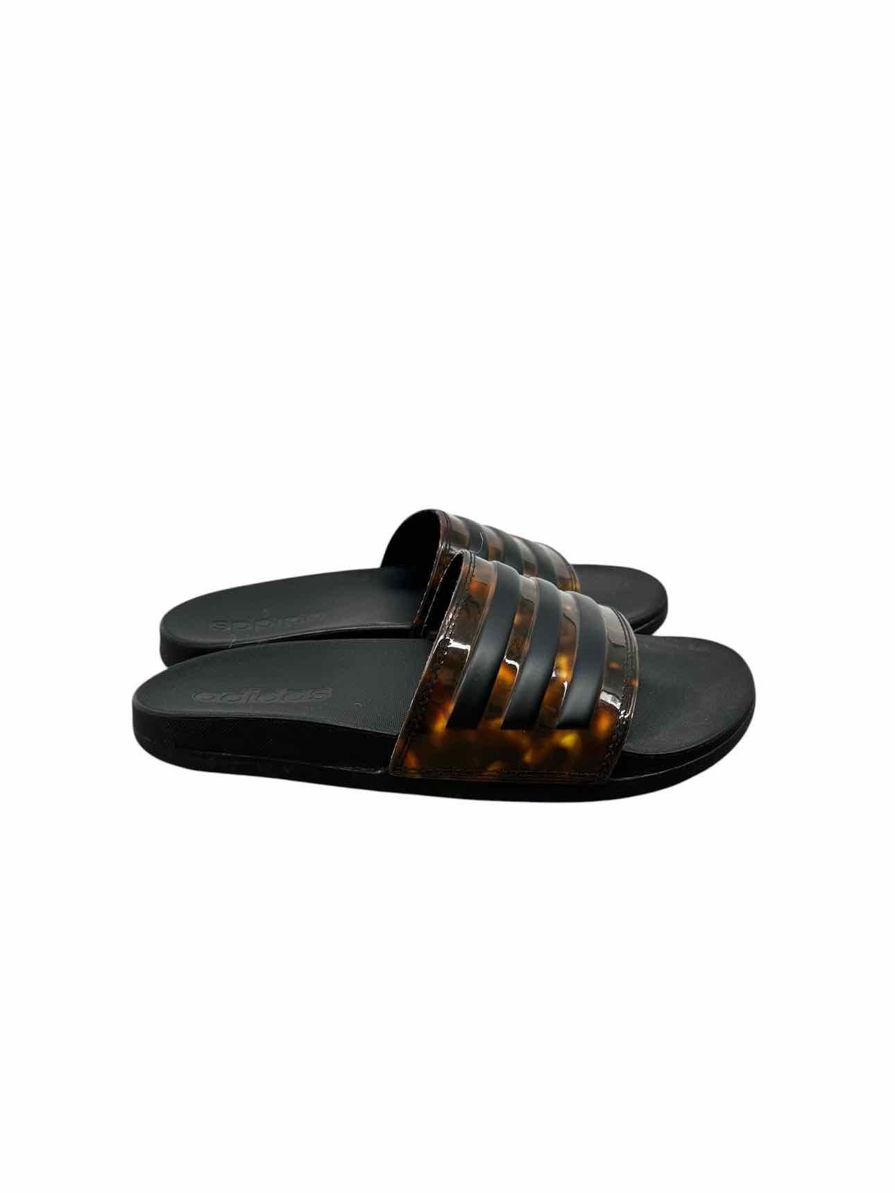 Adidas Black Shoe Size 5 Slides