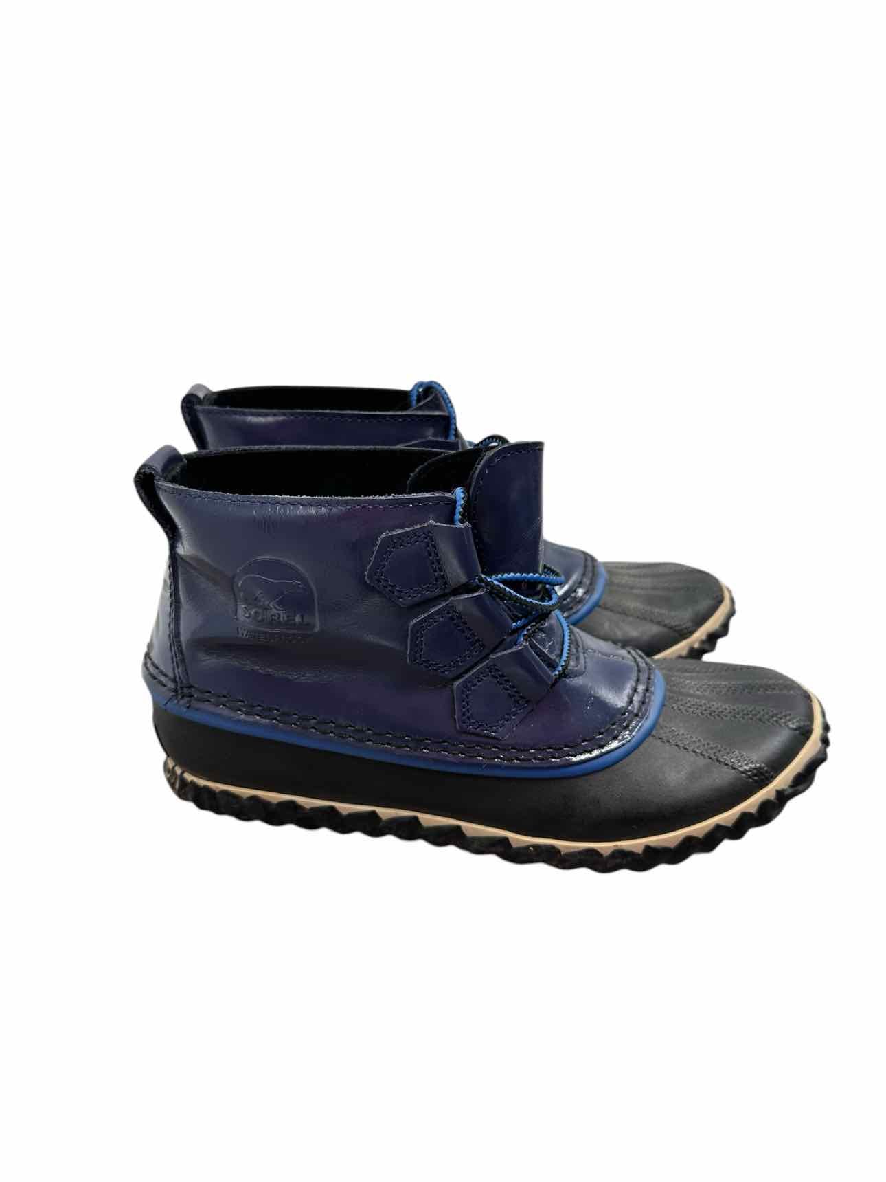 Sorel Blue Out 'N About Plus Waterproof Duck Boots Shoe Size 6