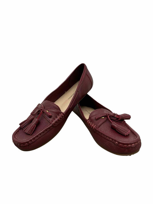 Isaac Mizrahi Live! Maroon Tassel Loafer Shoe Size 8  **NEW**