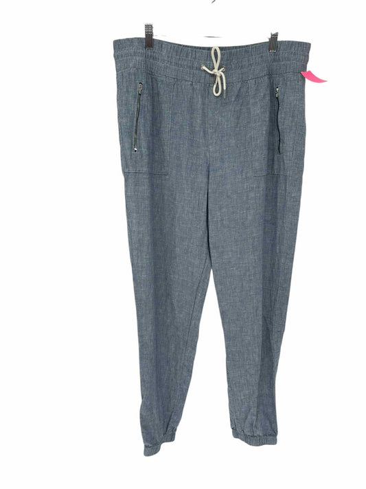 Athleta Cabo Linen Jogger Lt. Blue Size 16T