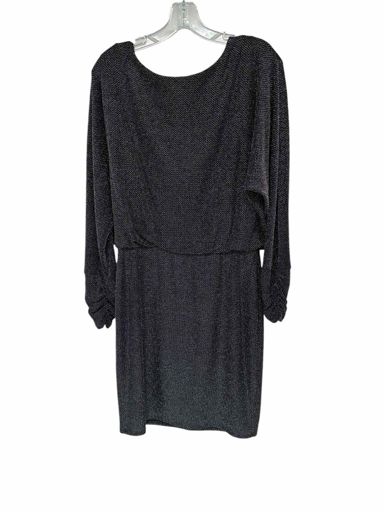 Jessica Howard Silver Long Sleeve Dress SIZE 8