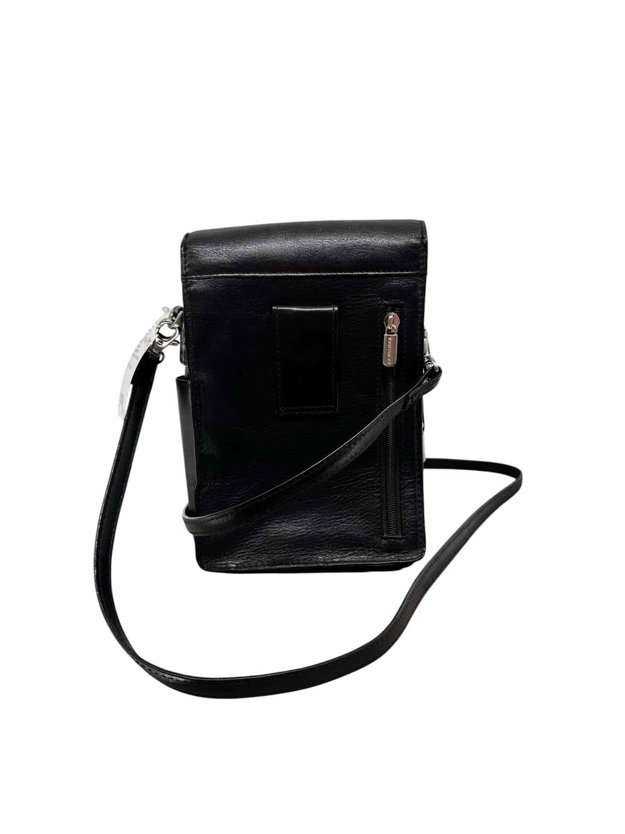 Tony Perottii Black Leather Crossbody