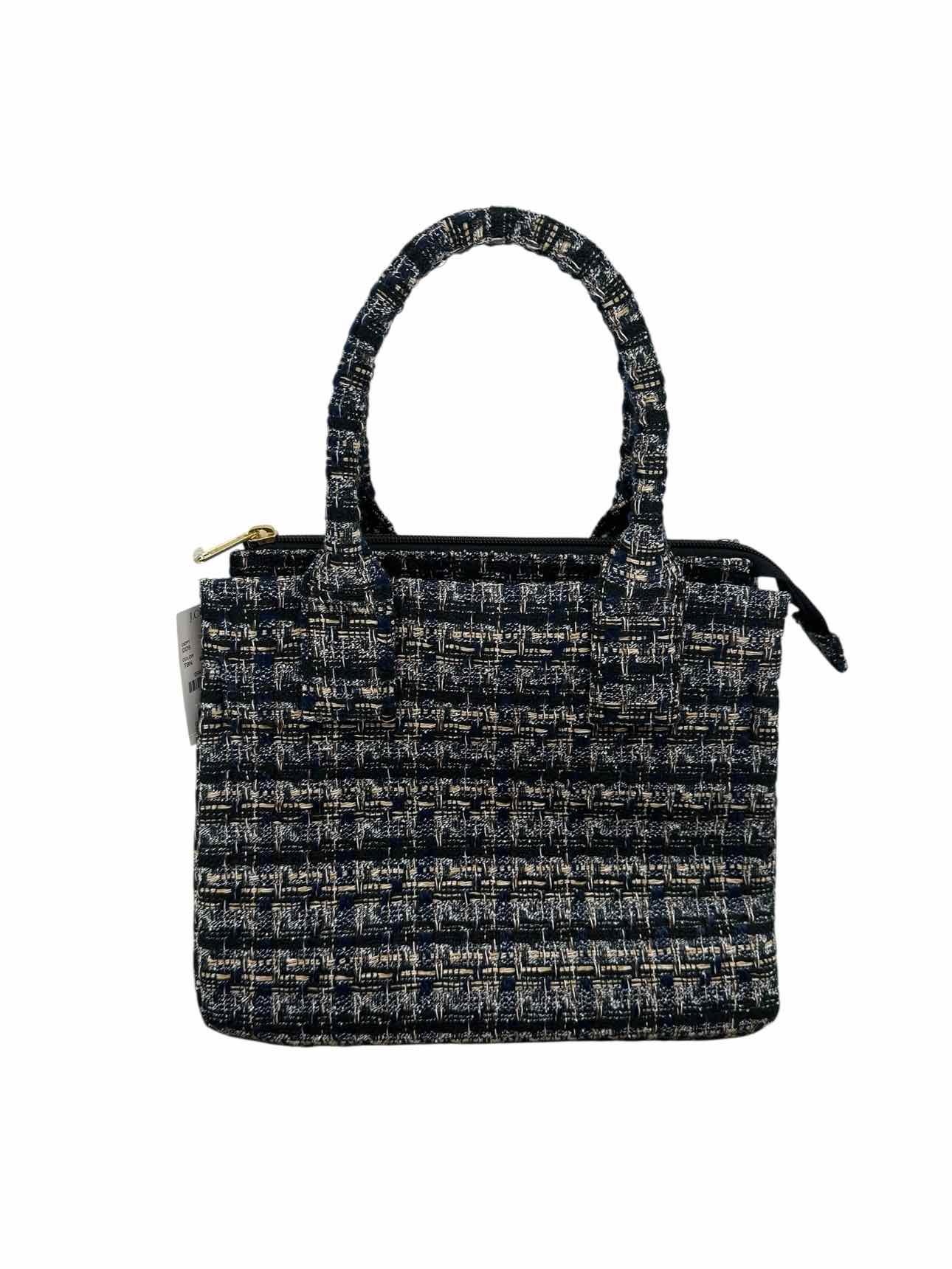 J. Crew Blue Double Handle Tweet Tote **NEW**