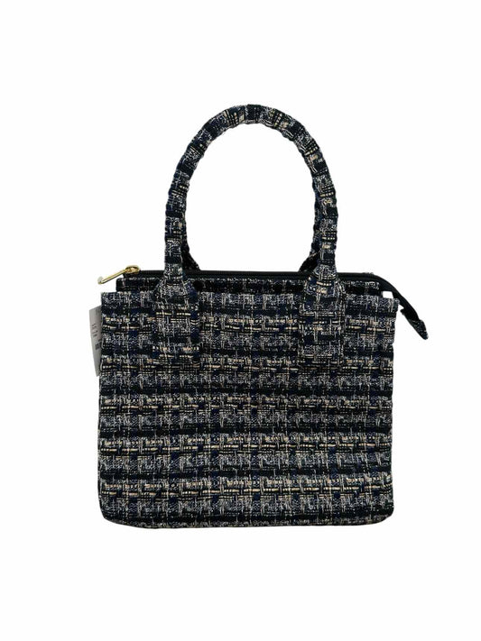 J. Crew Blue Double Handle Tweet Tote **NEW**