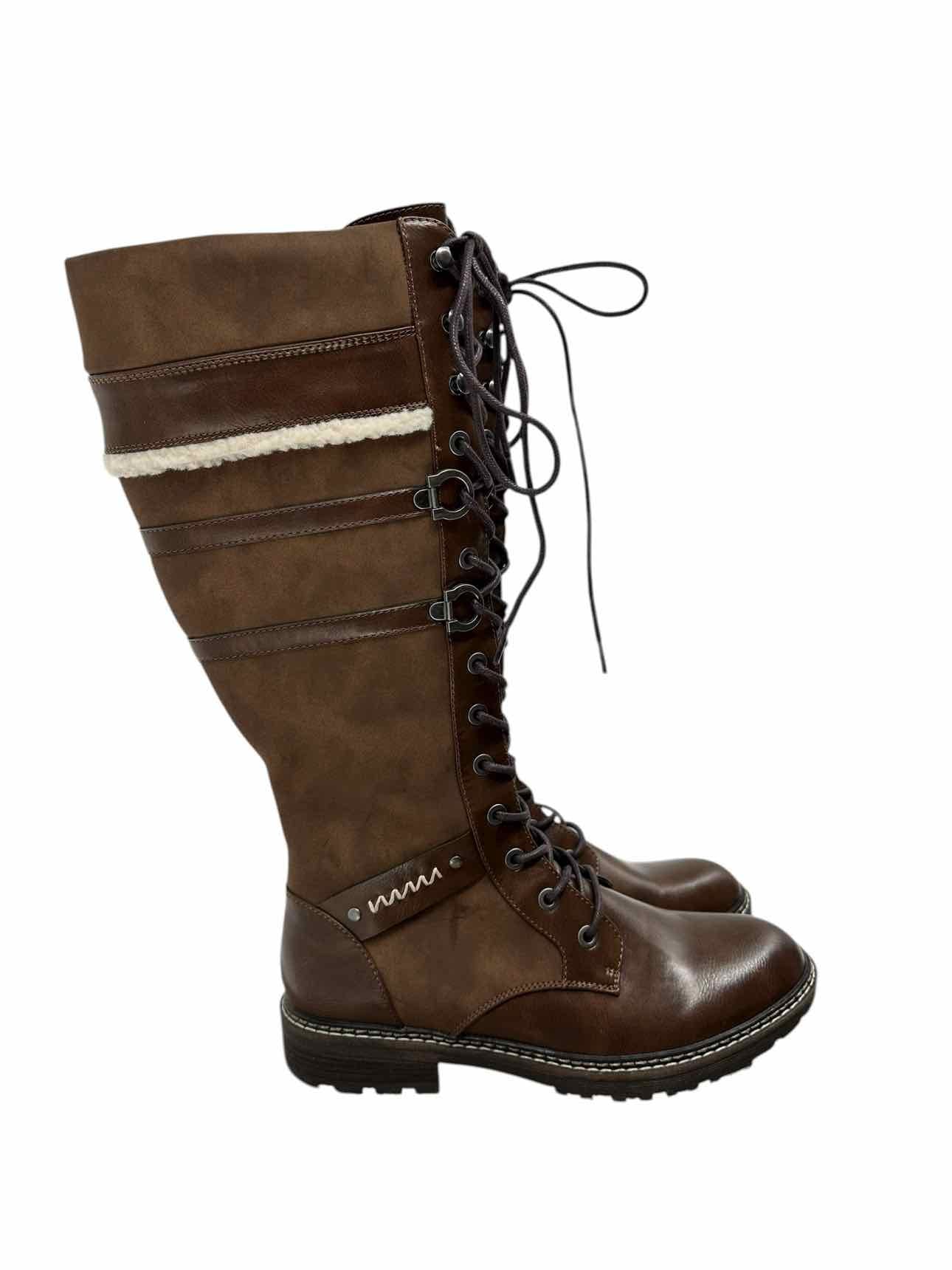 Patrizia Algeron Boot Brown Shoe Size 9.5 **NEW**