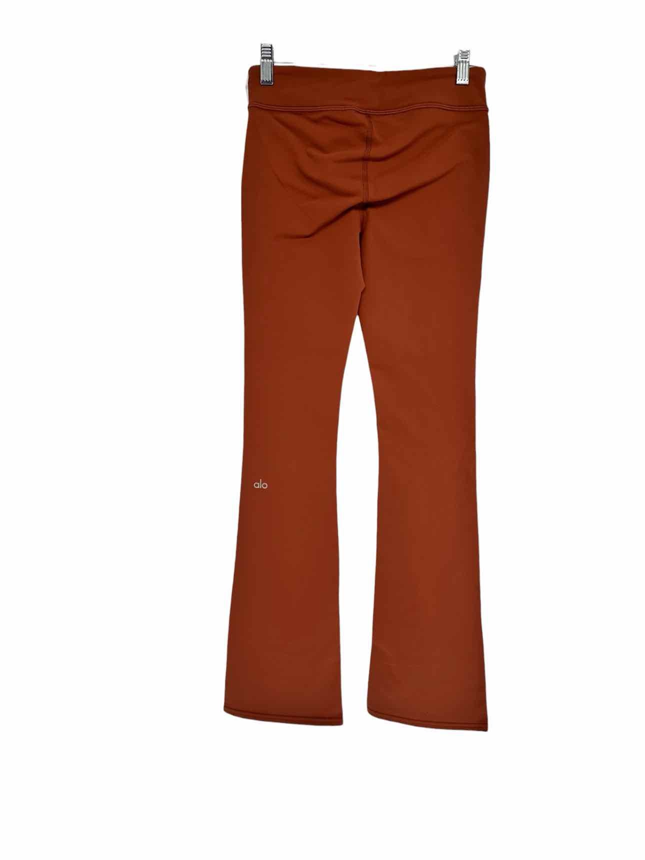 alo Terra Cotta Airbrush Low-Rise Bootcut Legging Size XS