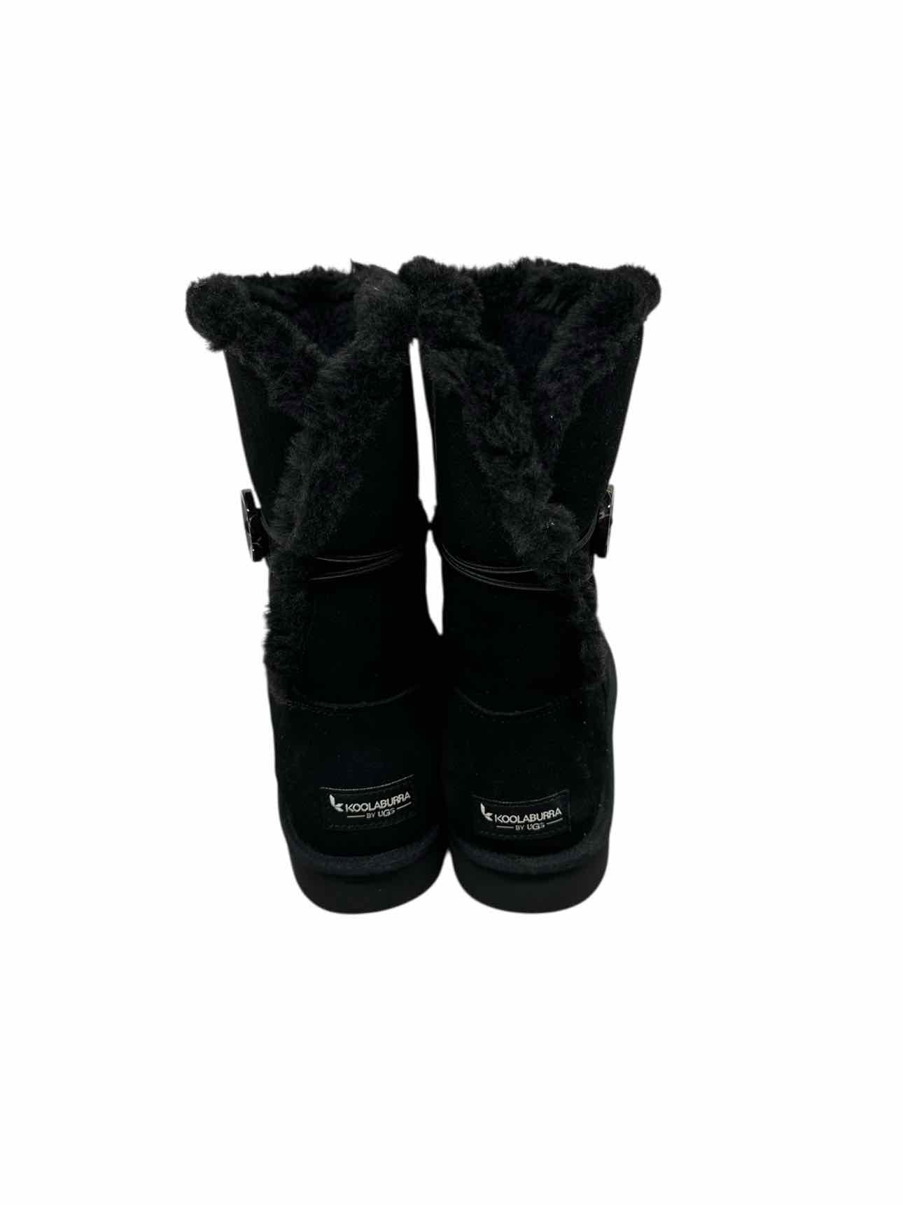 Ugg Nalie Button Black Shoe Size 9 Boots  **NEW**