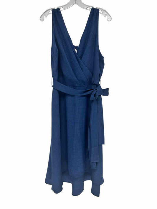 DKNY Blue Sleeveless Dress Size 16 **NEW**