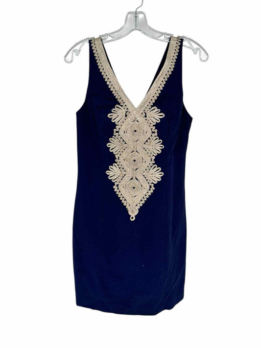 Lilly Pulitzer Junie Shift Dress in True Navy Size 2