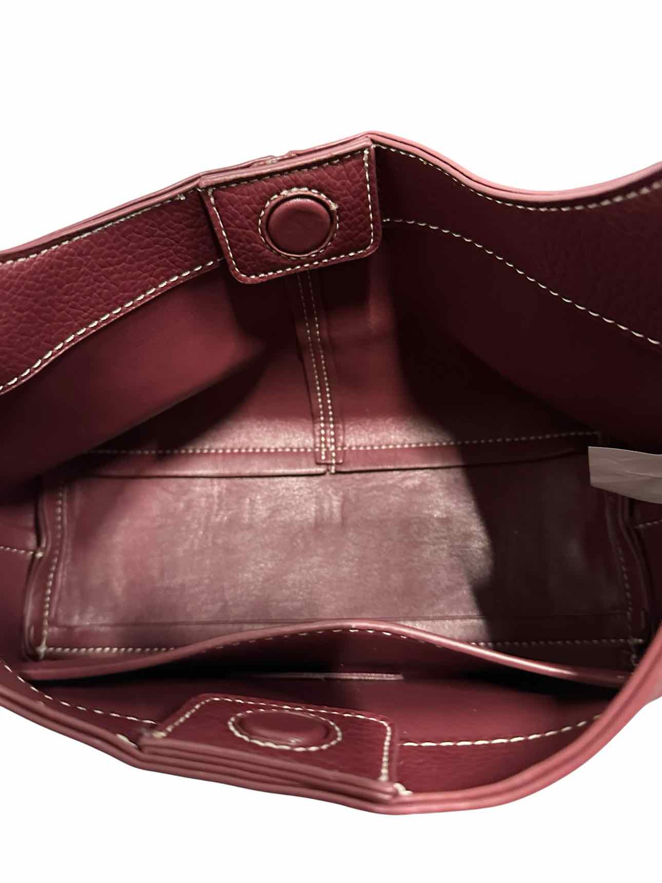 Steve Madden Burgundy Faux Leather Hobo