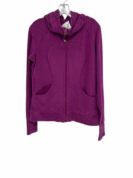 Lululemon Scuba Jacket Purple Sweatshirt Size 10