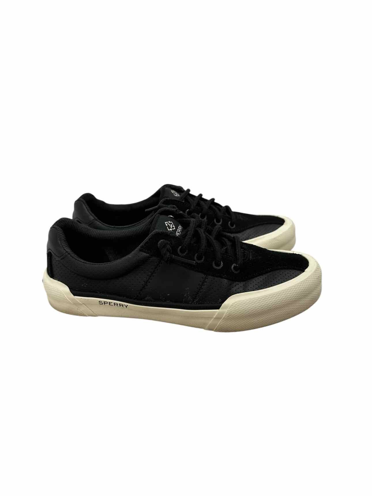 Sperry Black SeaCycled Sneakers SIZE 7