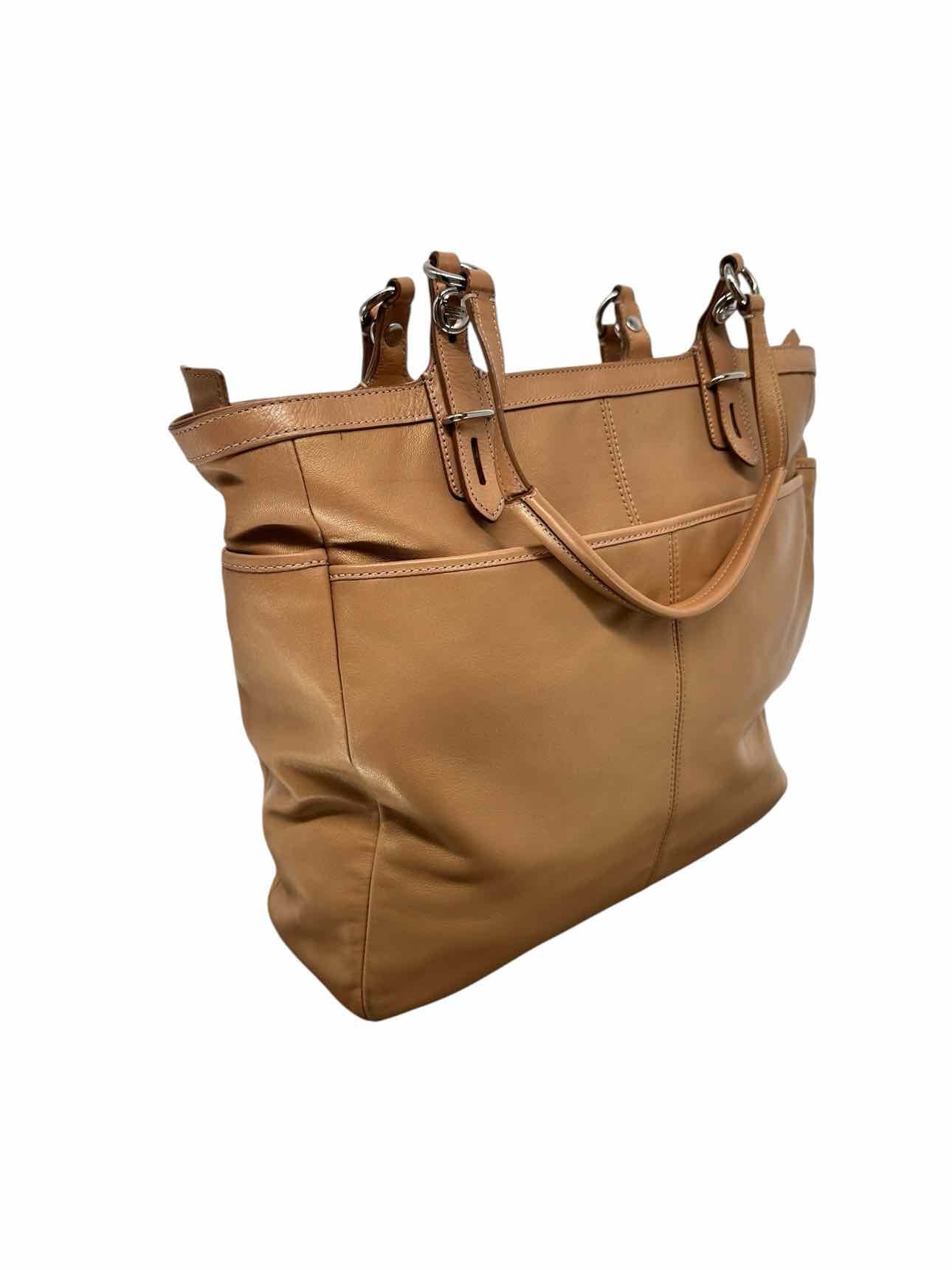 Coach Gallery Tote Beige Leather Tote