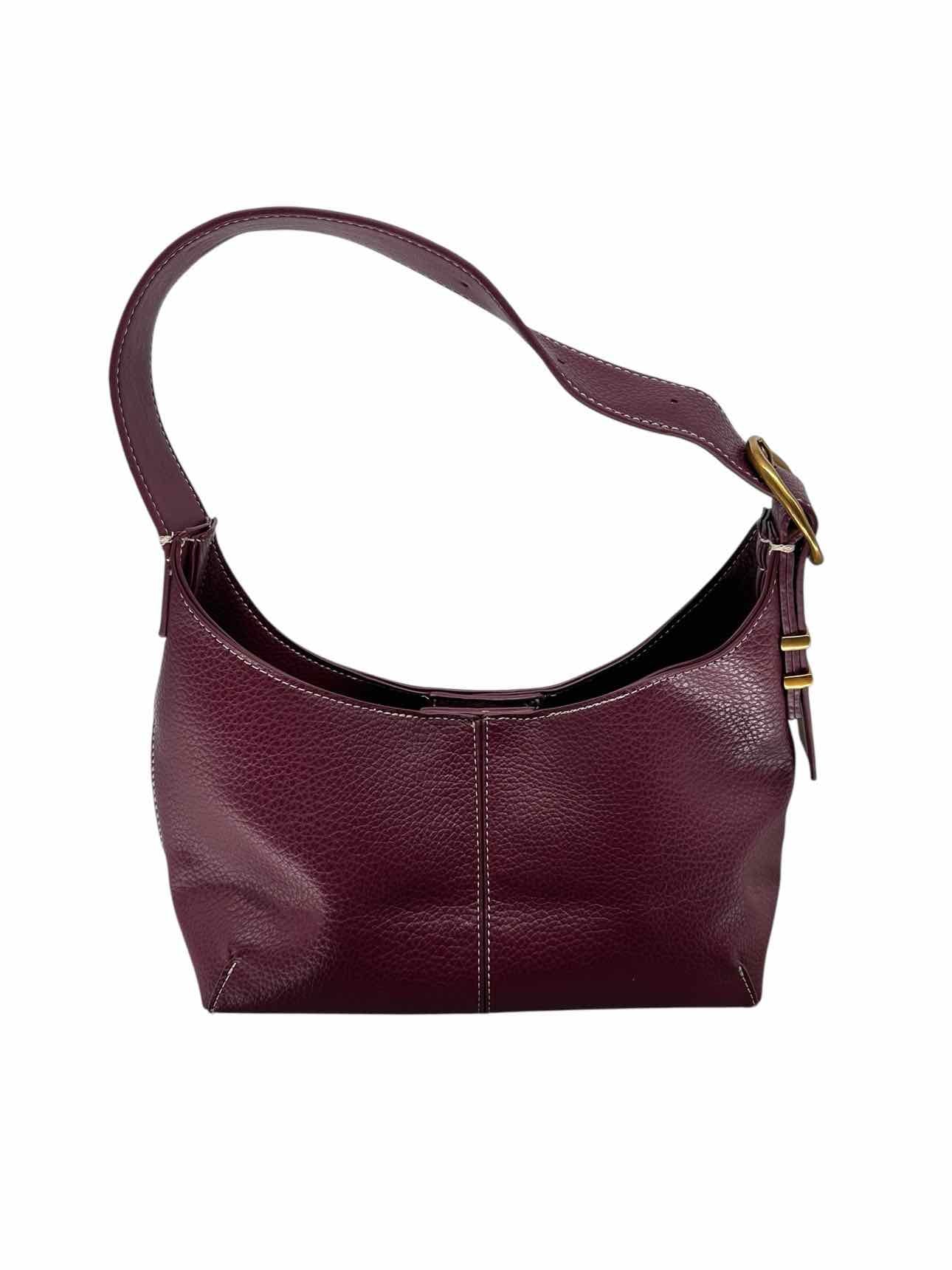 Steve Madden Burgundy Faux Leather Hobo