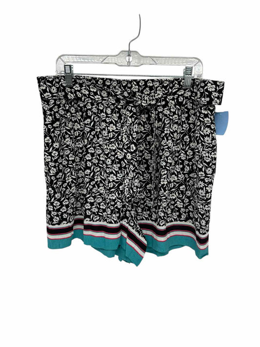 Maeve Black/White Shorts Size L