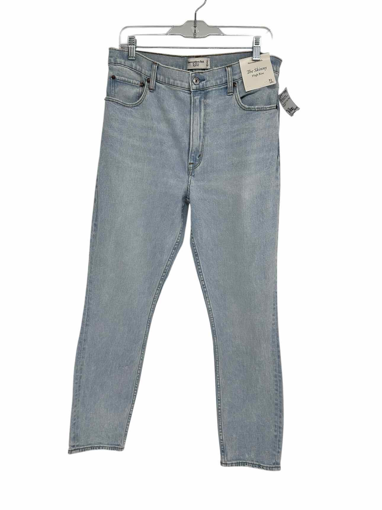 Abercrombie & Fitch Lt. Blue Jeans Size 12L **NEW**