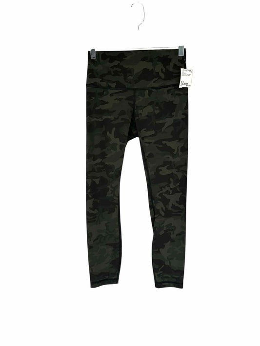 Lululemon Green Print Size 6 Legging