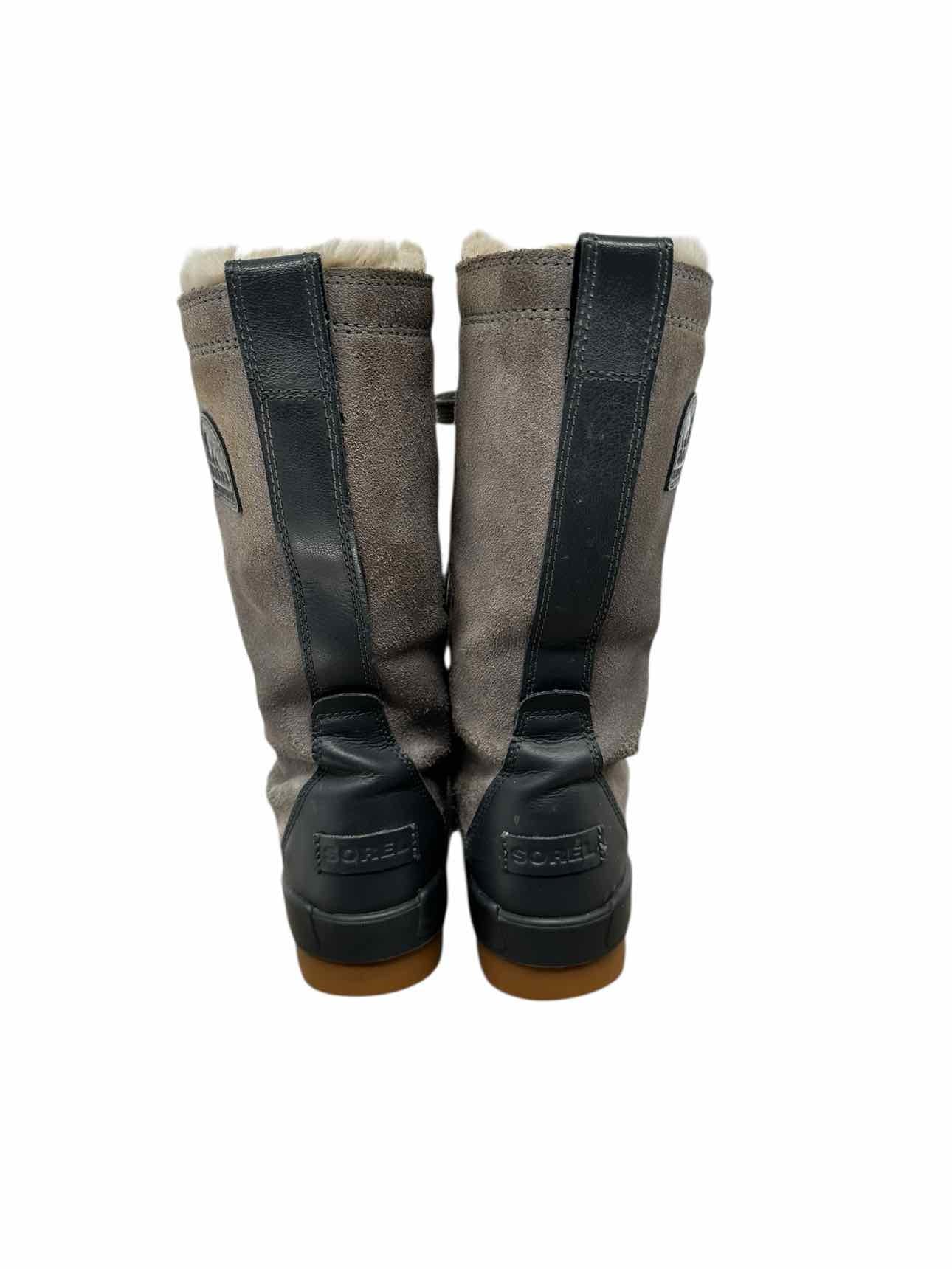 Sorel Tivoli Tall Parc Boots Gray Shoe Size 7.5