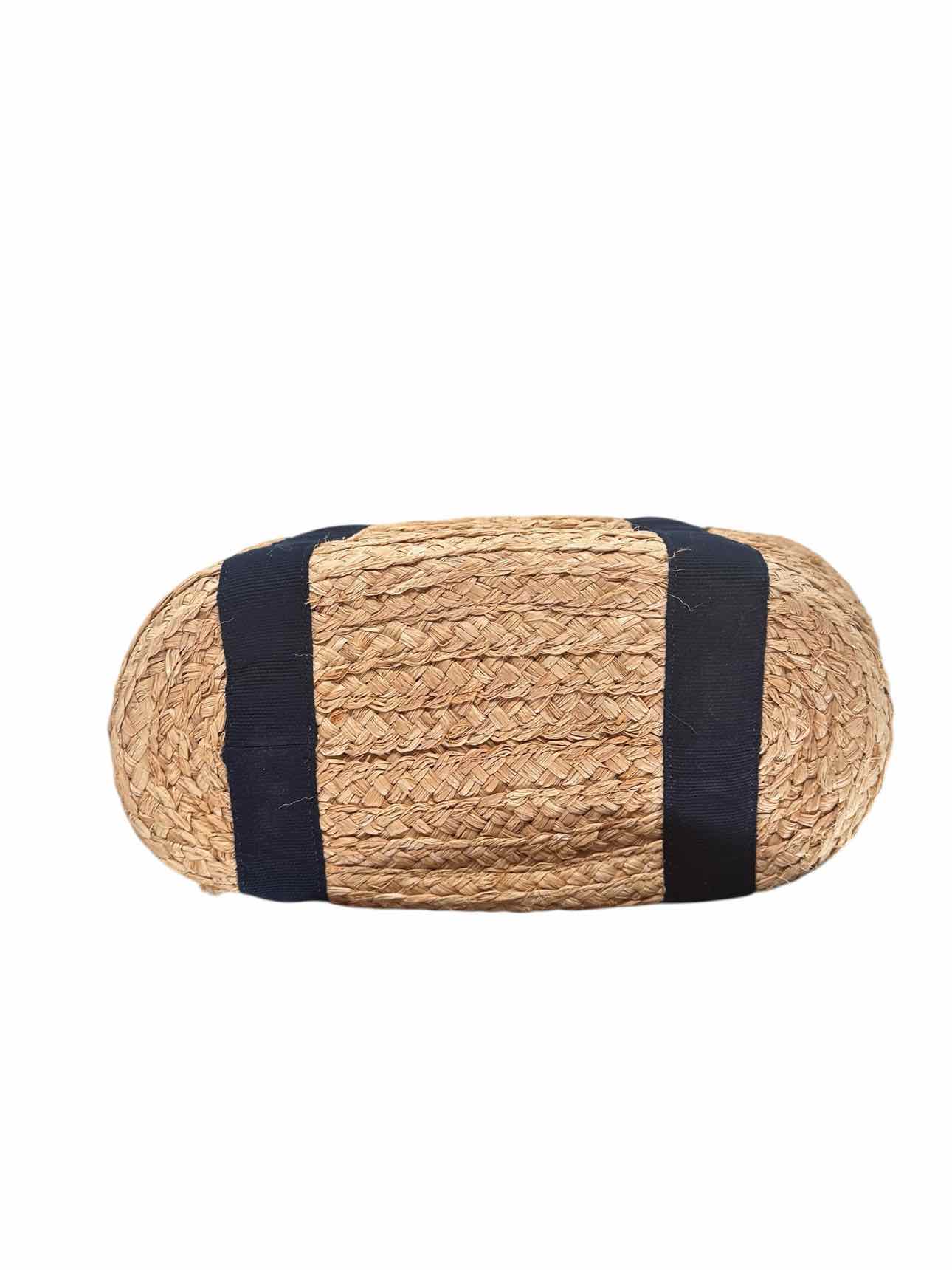 J. Crew Tan Straw Beach Bag