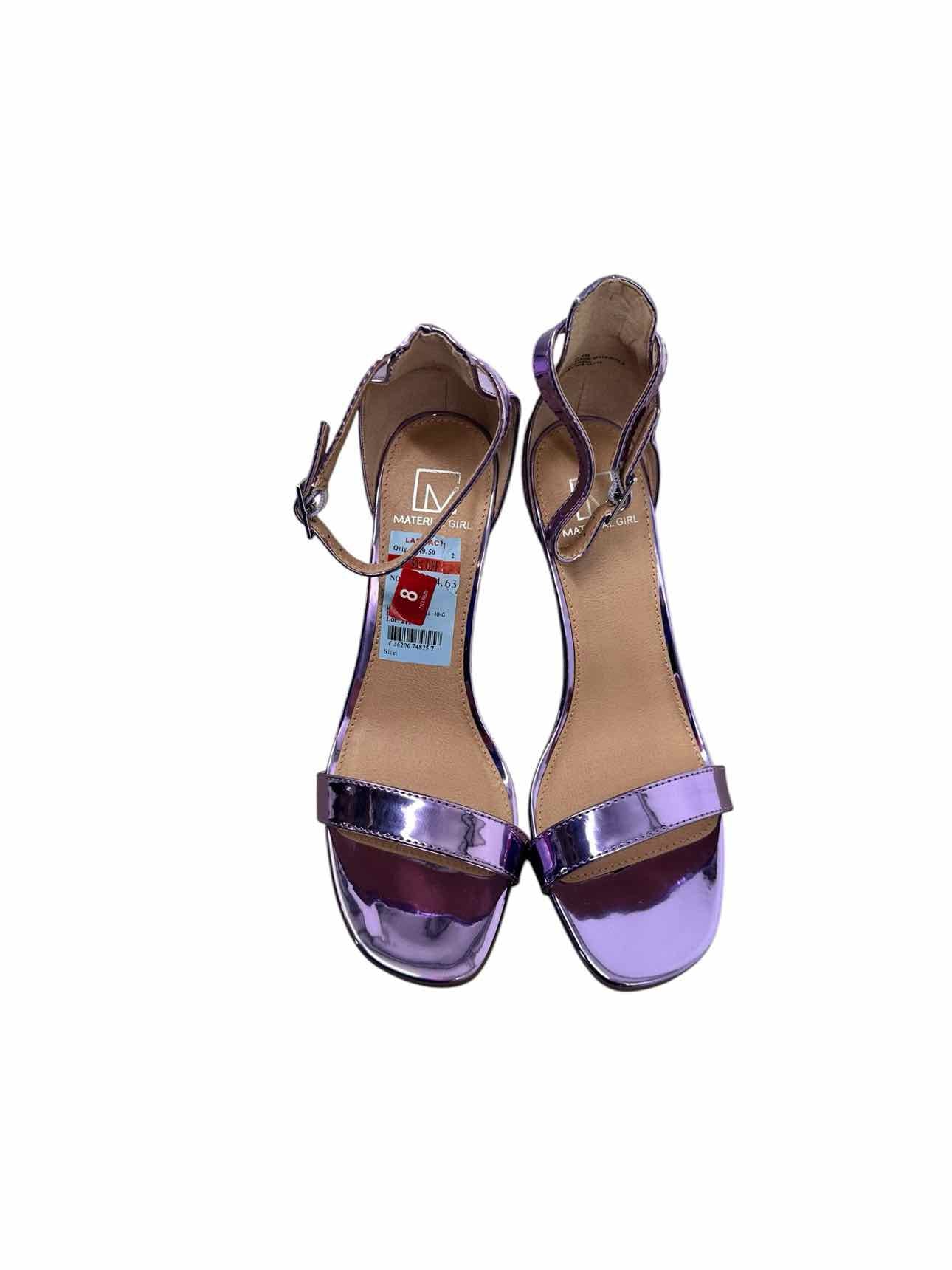 Material Girl Blaire Sandal Purple Shoe Size 8 **NEW**